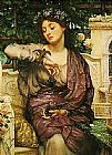 Edward John Poynter Famous Paintings - Lesbia and her Sparrow